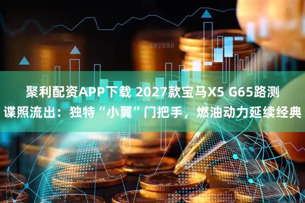 聚利配资APP下载 2027款宝马X5 G65路测谍照流出：独特“小翼”门把手，燃油动力延续经典